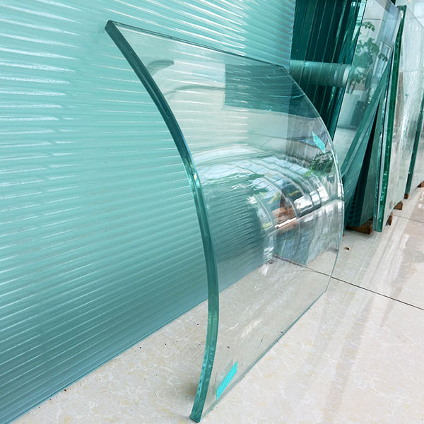 Bent steel glass