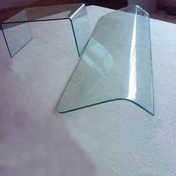 Hyperbolic laminated glass