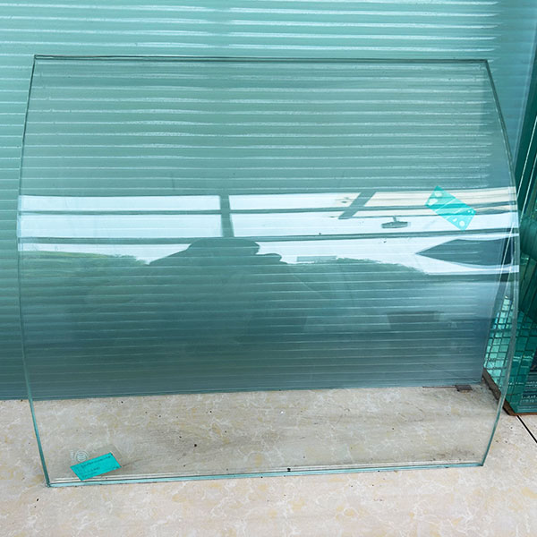 Bent steel glass