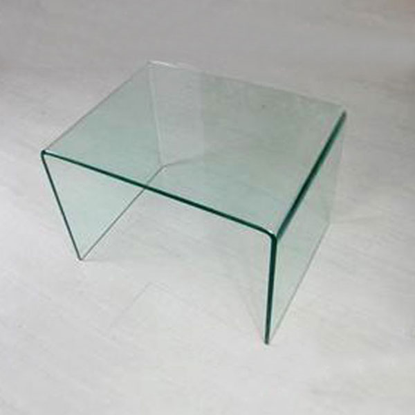 Hyperbolic laminated glass