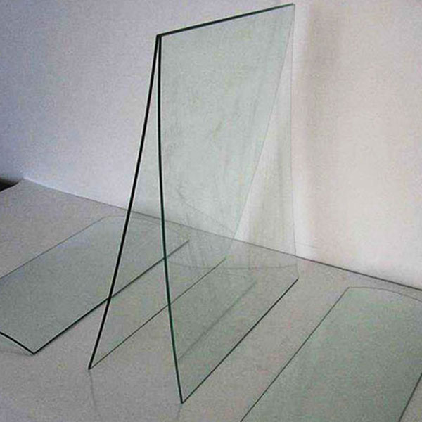 Hyperbolic laminated glass